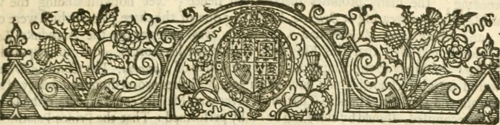 An illustration from Cabala; sive, Scrinia sacra. Mysteries of state and government, in letters of illustrious persons and great ministers of state as well forreign as domestick, in the reigns of King Henry the Eighth, Q. Elizabeth, K. James, and K. Charles. Wherein such secrets of empire, and publick affairs, as were then in agitation, are clearly represented, and many remarkable passages faithfully collected. Formerly in two volumns. To which is added several choice letters and negotiations, no where else published. Now collected and printed together in one volumn. With two exact tables, the one of the letters, and the other of things most observable, 1663, leaf 126