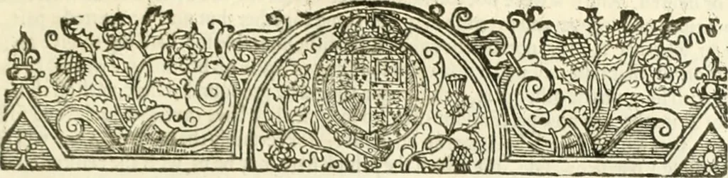 An illustration from Cabala; sive, Scrinia sacra. Mysteries of state and government, in letters of illustrious persons and great ministers of state as well forreign as domestick, in the reigns of King Henry the Eighth, Q. Elizabeth, K. James, and K. Charles. Wherein such secrets of empire, and publick affairs, as were then in agitation, are clearly represented, and many remarkable passages faithfully collected. Formerly in two volumns. To which is added several choice letters and negotiations, no where else published. Now collected and printed together in one volumn. With two exact tables, the one of the letters, and the other of things most observable, 1663, leaf 342