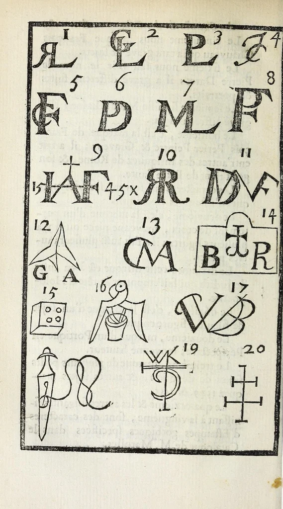 An illustration from Cabinet des singularitez dárchitecture, peinture, sculpture, et graveure : ou, Introduction a la connoissance des plus beaux arts, figurés sous les tableaux, les statuës, & les estampes, 1699, leaf 262