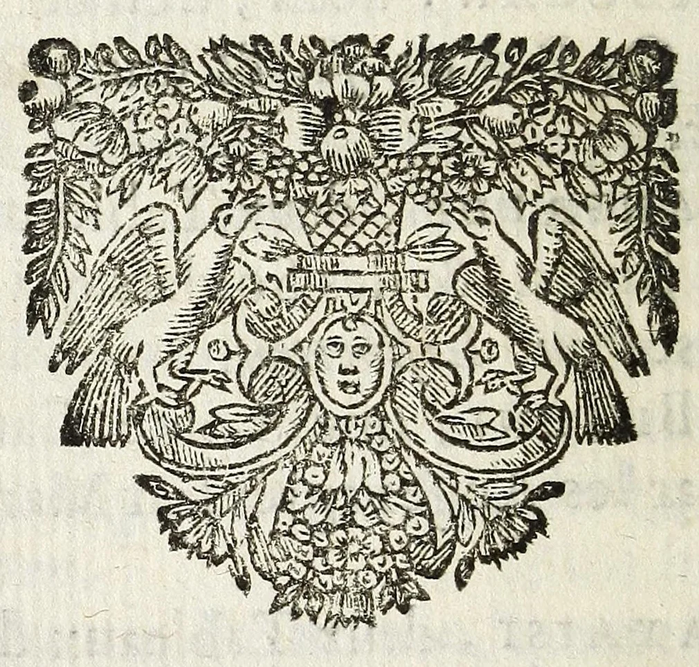 An illustration from Cabinet des singularitez dárchitecture, peinture, sculpture, et graveure : ou, Introduction a la connoissance des plus beaux arts, figurés sous les tableaux, les statuës, & les estampes, 1699, leaf 372