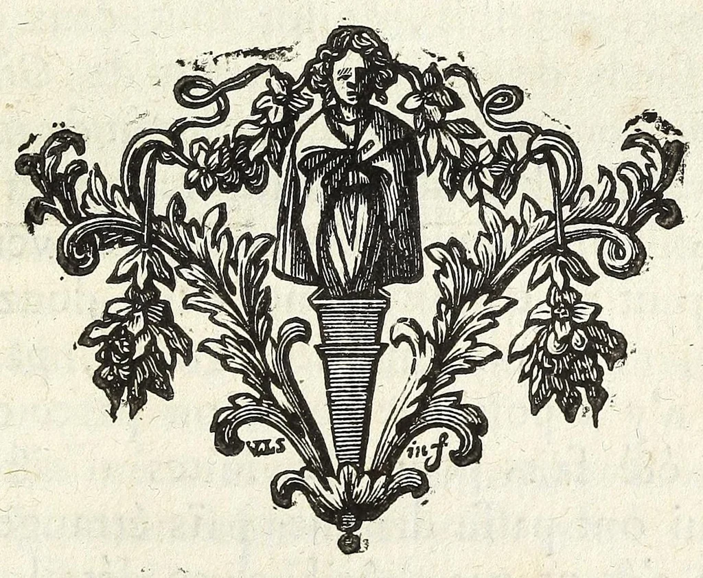 An illustration from Cabinet des singularitez dárchitecture, peinture, sculpture, et graveure : ou, Introduction a la connoissance des plus beaux arts, figurés sous les tableaux, les statuës, & les estampes, 1699, leaf 311