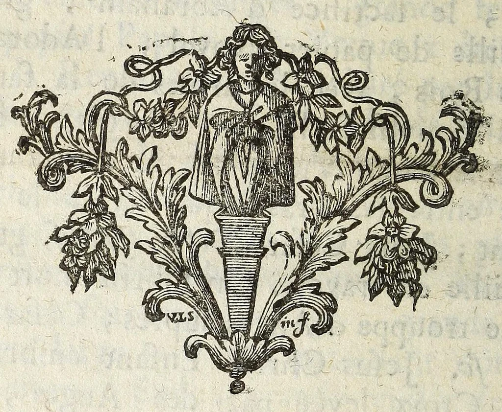 An illustration from Cabinet des singularitez dárchitecture, peinture, sculpture, et graveure : ou, Introduction a la connoissance des plus beaux arts, figurés sous les tableaux, les statuës, & les estampes, 1699, leaf 570
