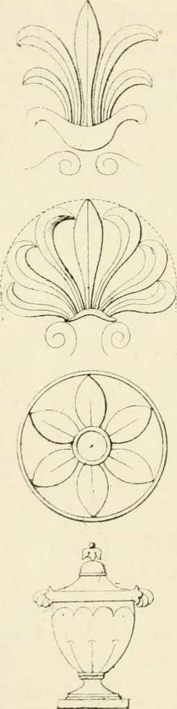 An illustration from The cabinet-maker and upholsterer's companion : comprising the rudiments and principles of cabinet-making and upholstery ... a number of receipts, particularly useful to workmen generally, with explanatory and illustrative engravings, 1875, leaf 33