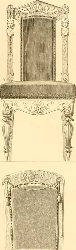 An illustration from The Cabinet maker's album;, 1871, leaf 104