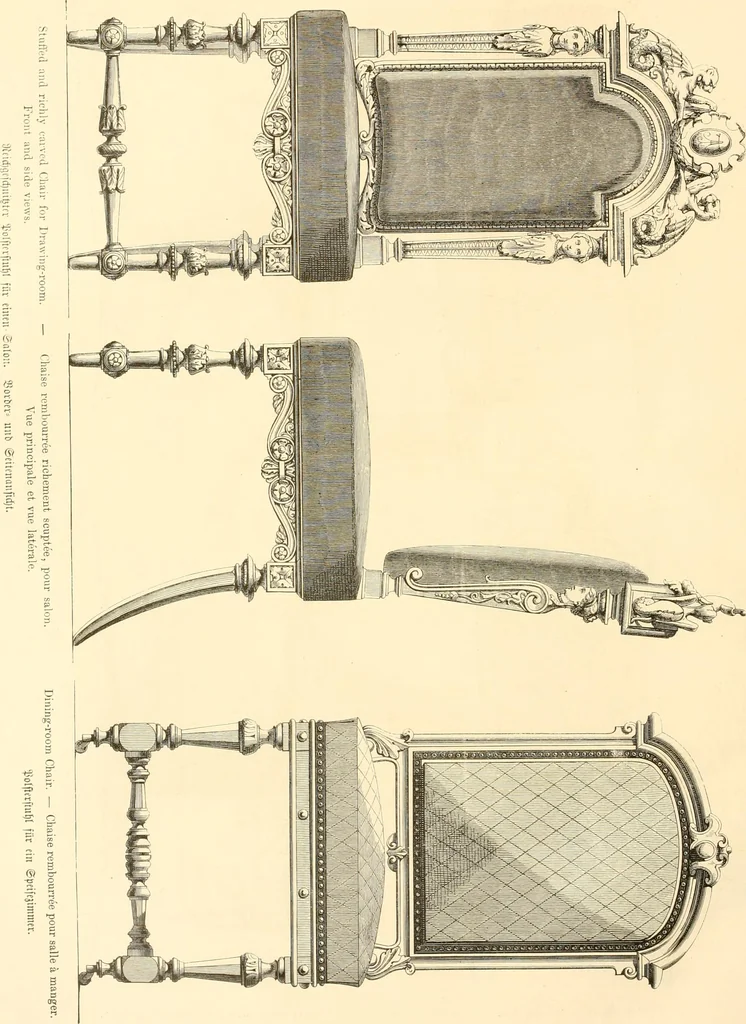 An illustration from The Cabinet maker's album;, 1871, leaf 105