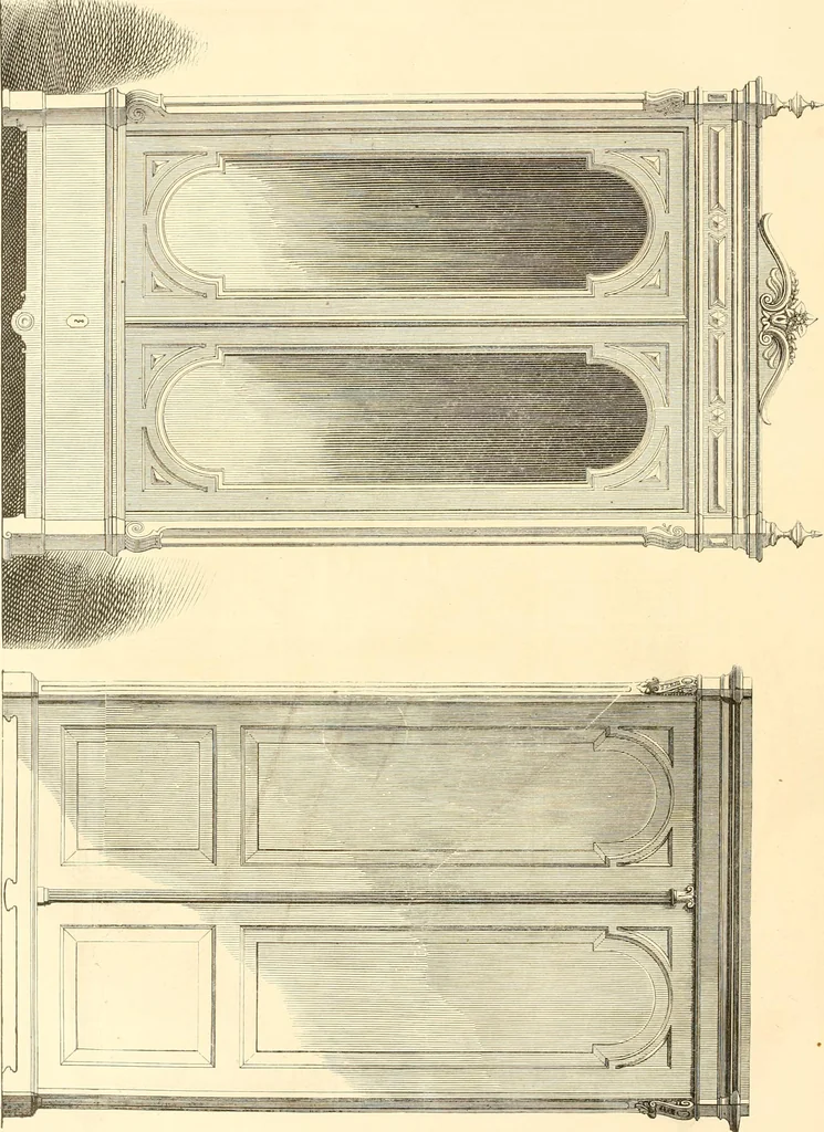 An illustration from The Cabinet maker's album;, 1871, leaf 109