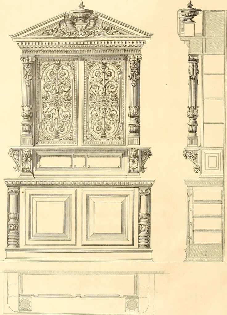 An illustration from The Cabinet maker's album;, 1871, leaf 11
