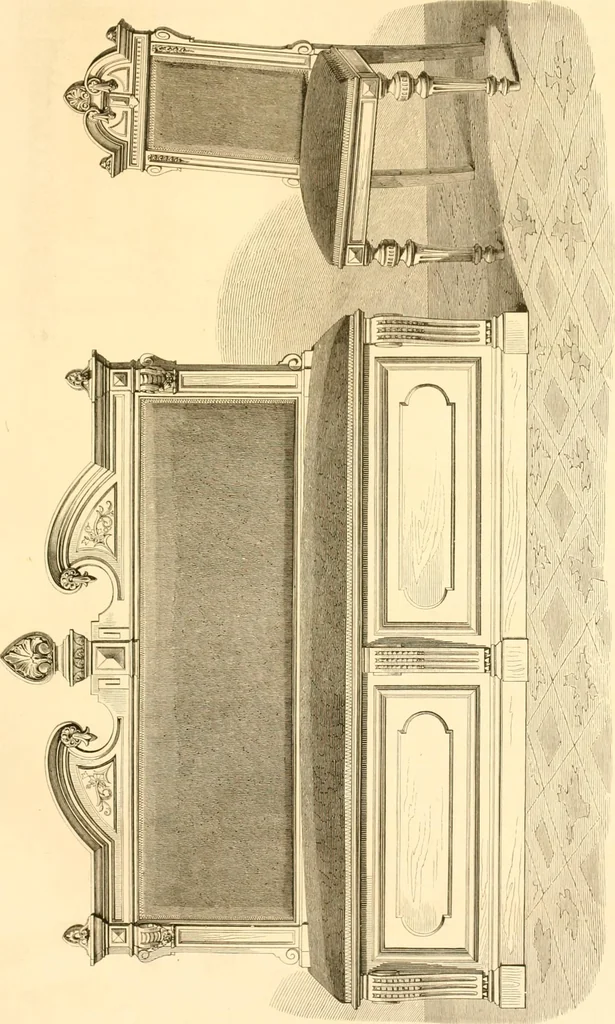 An illustration from The Cabinet maker's album;, 1871, leaf 120