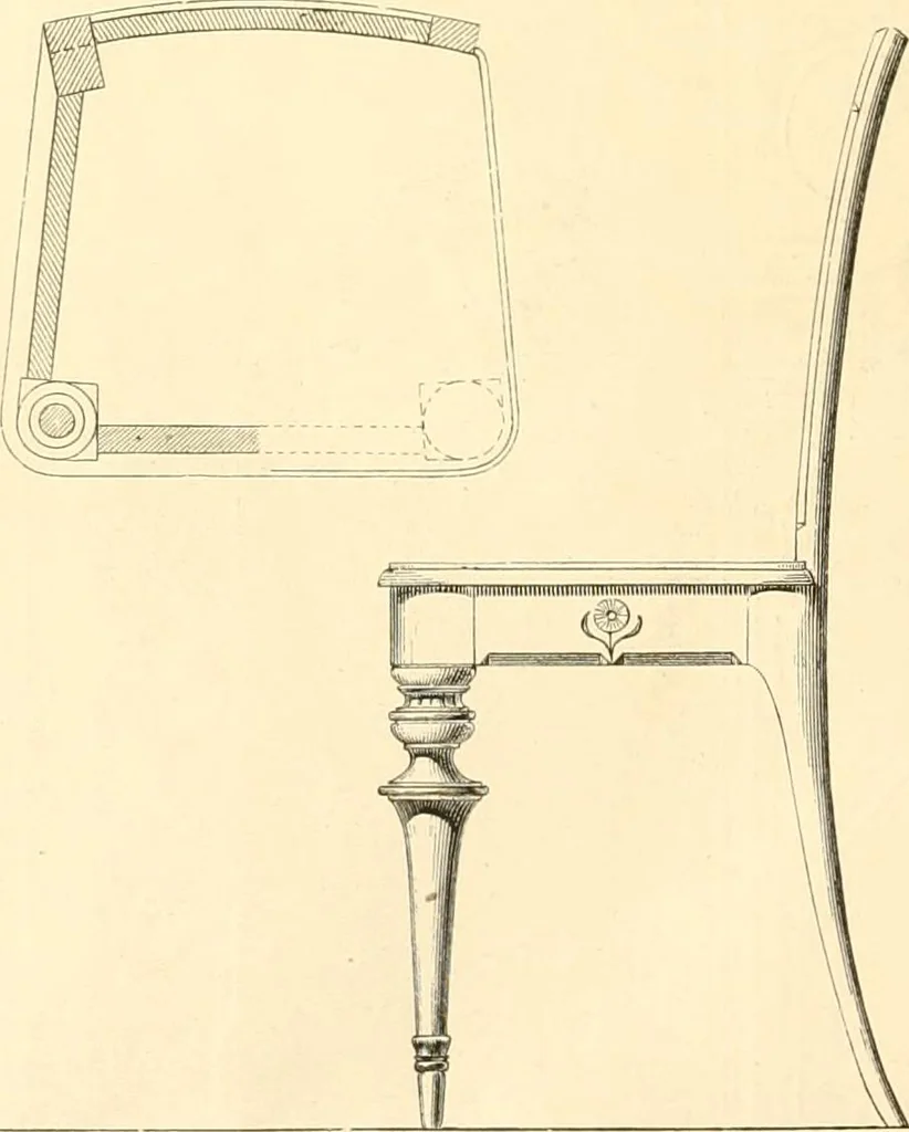 An illustration from The Cabinet maker's album;, 1871, leaf 121