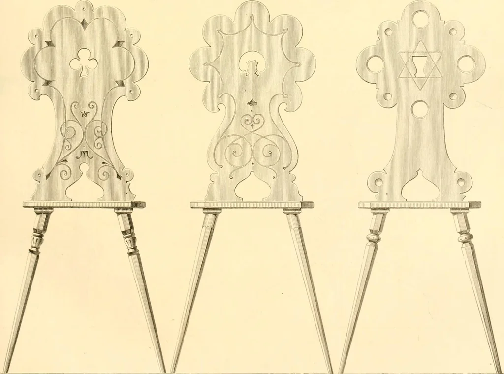 An illustration from The Cabinet maker's album;, 1871, leaf 122