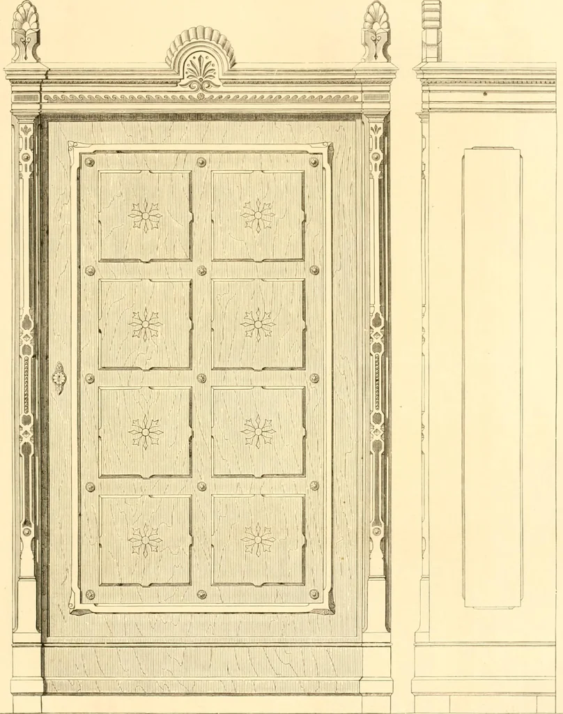 An illustration from The Cabinet maker's album;, 1871, leaf 128