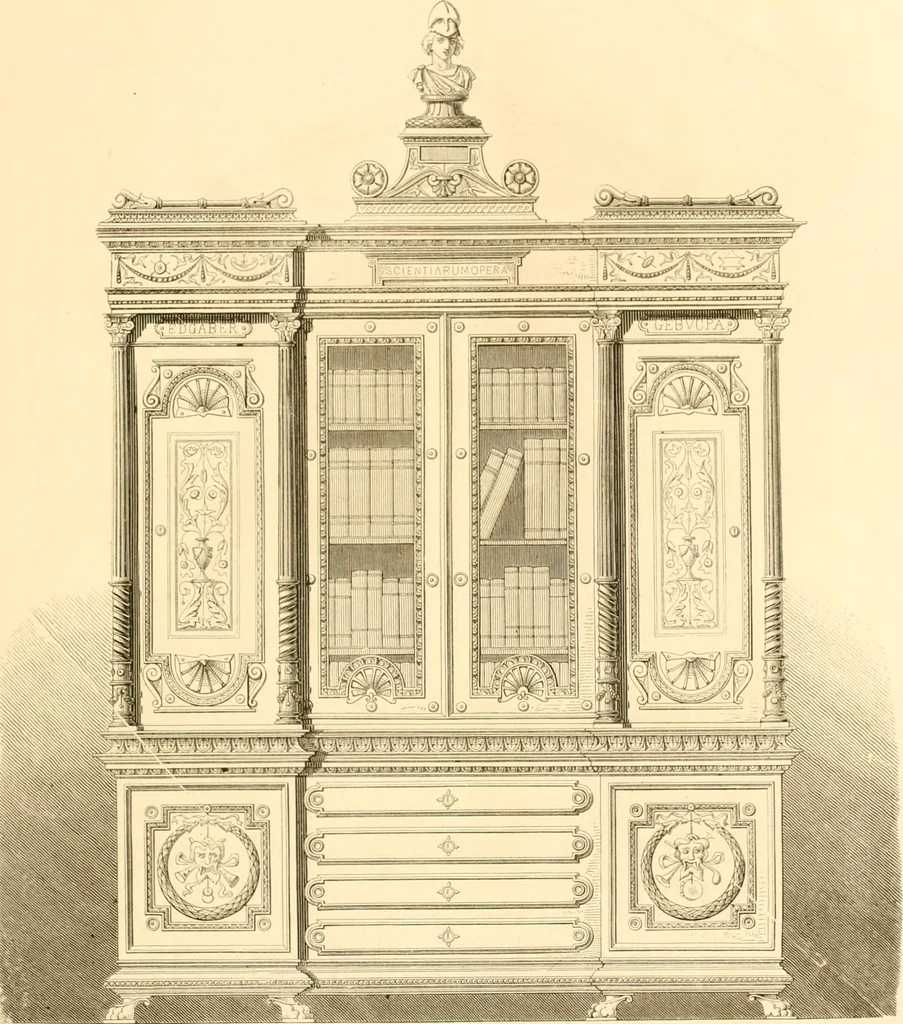 An illustration from The Cabinet maker's album;, 1871, leaf 130