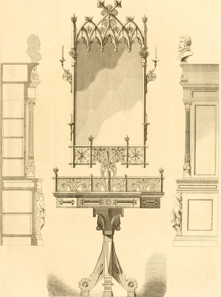 An illustration from The Cabinet maker's album;, 1871, leaf 144