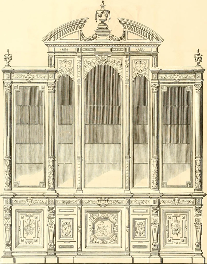 An illustration from The Cabinet maker's album;, 1871, leaf 145