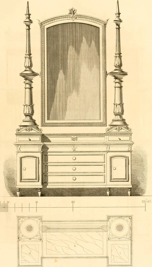 An illustration from The Cabinet maker's album;, 1871, leaf 146