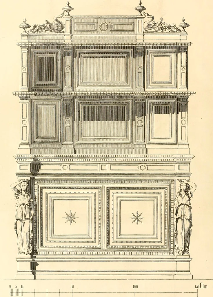 An illustration from The Cabinet maker's album;, 1871, leaf 147