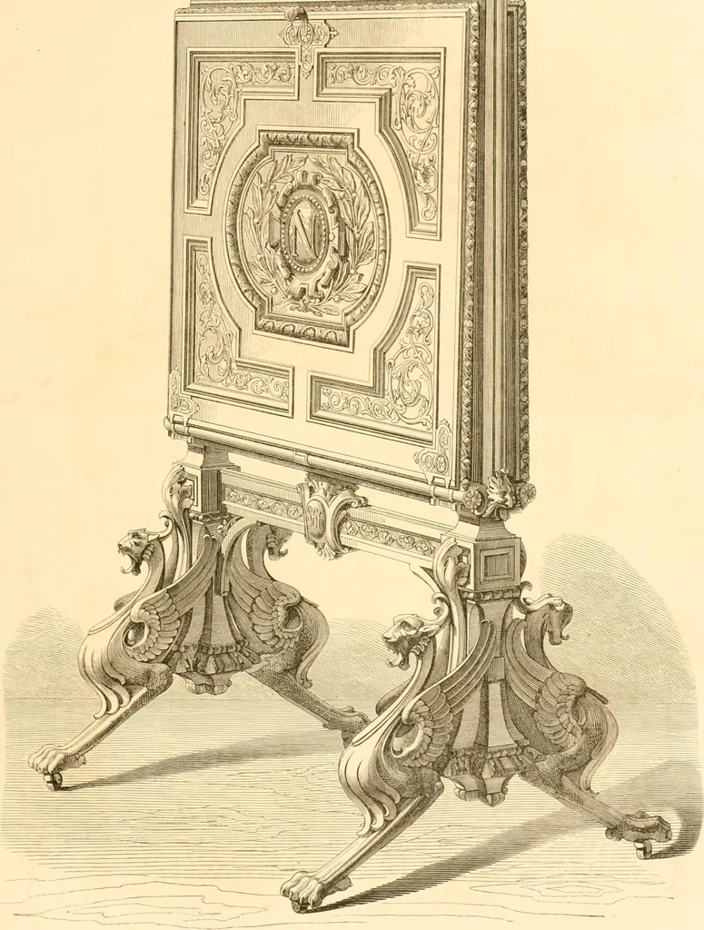 An illustration from The Cabinet maker's album;, 1871, leaf 150