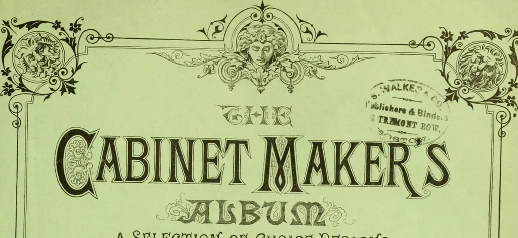 An illustration from The Cabinet maker's album;, 1871, leaf 152