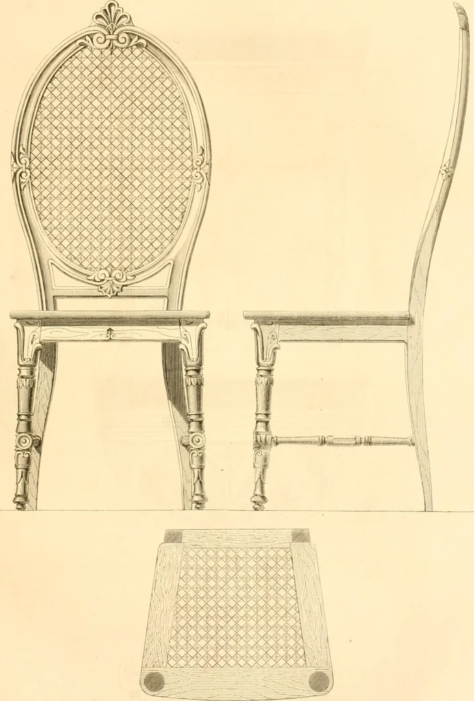 An illustration from The Cabinet maker's album;, 1871, leaf 158