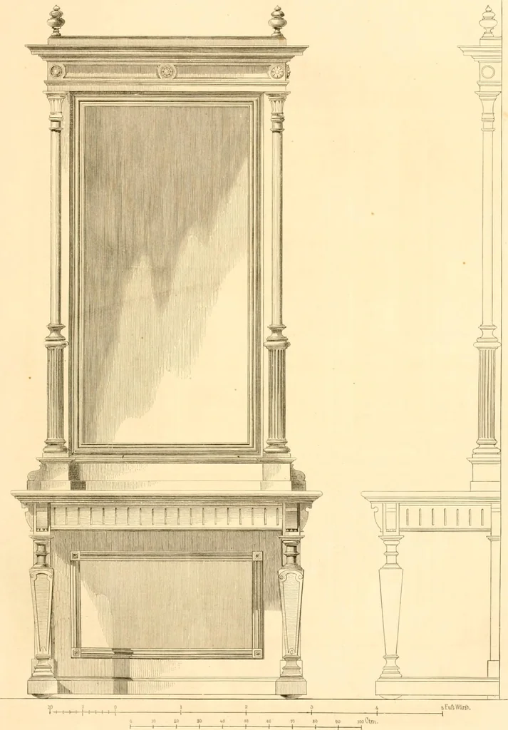 An illustration from The Cabinet maker's album;, 1871, leaf 164