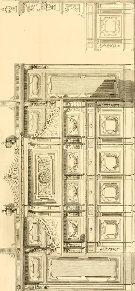 An illustration from The Cabinet maker's album;, 1871, leaf 166