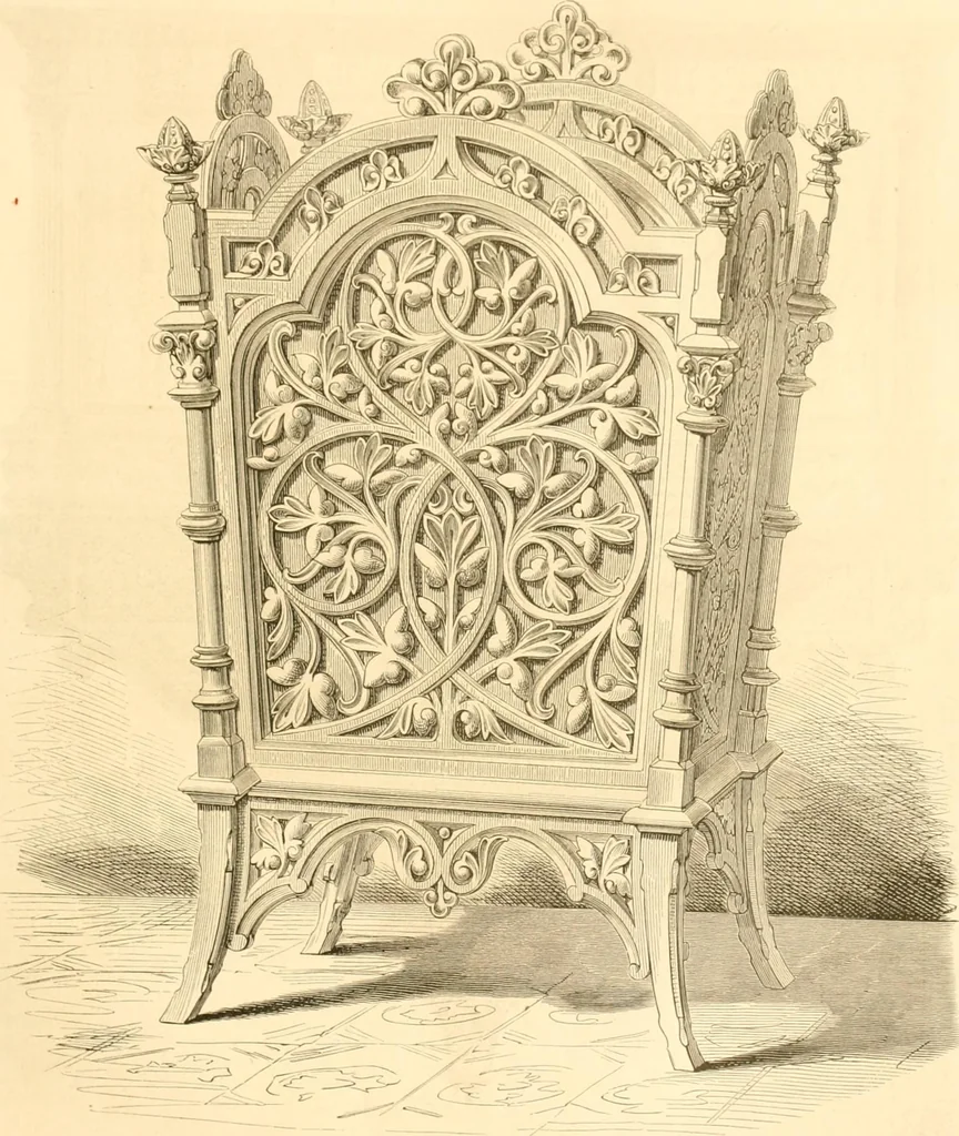 An illustration from The Cabinet maker's album;, 1871, leaf 168