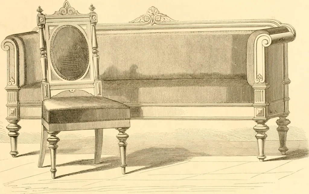 An illustration from The Cabinet maker's album;, 1871, leaf 176
