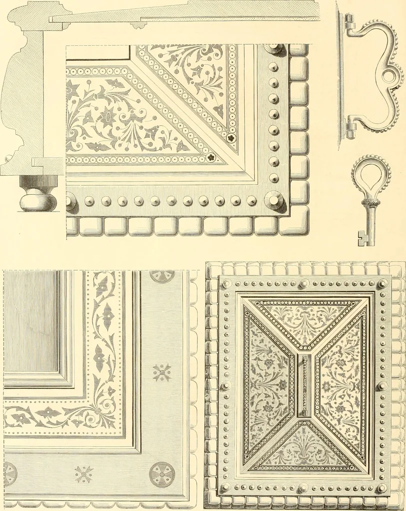 An illustration from The Cabinet maker's album;, 1871, leaf 177
