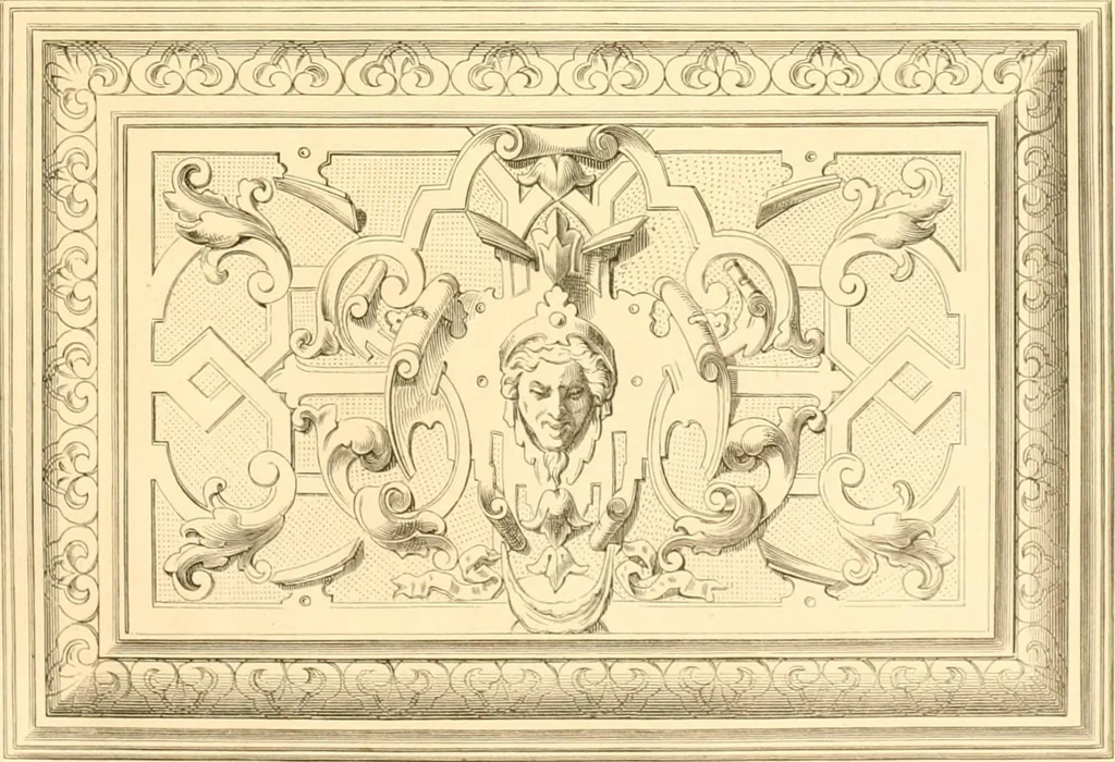 An illustration from The Cabinet maker's album;, 1871, leaf 188