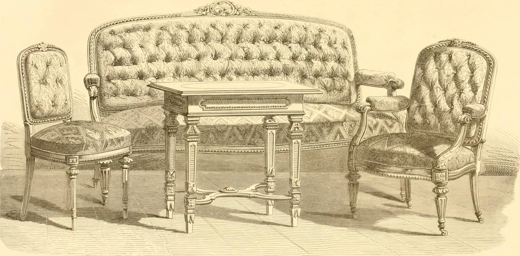 An illustration from The Cabinet maker's album;, 1871, leaf 190