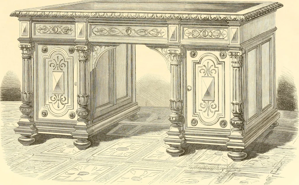 An illustration from The Cabinet maker's album;, 1871, leaf 191