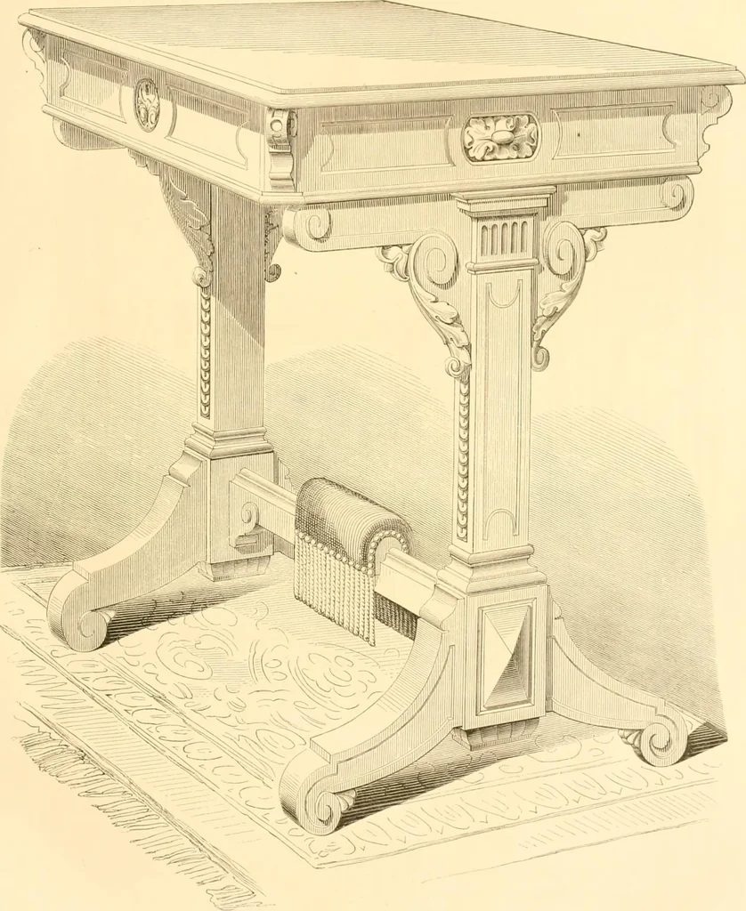 An illustration from The Cabinet maker's album;, 1871, leaf 192