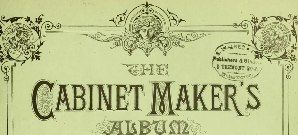 An illustration from The Cabinet maker's album;, 1871, leaf 202