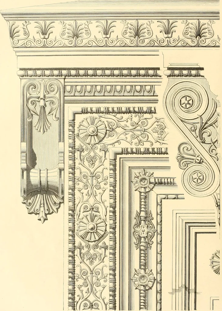 An illustration from The Cabinet maker's album;, 1871, leaf 205