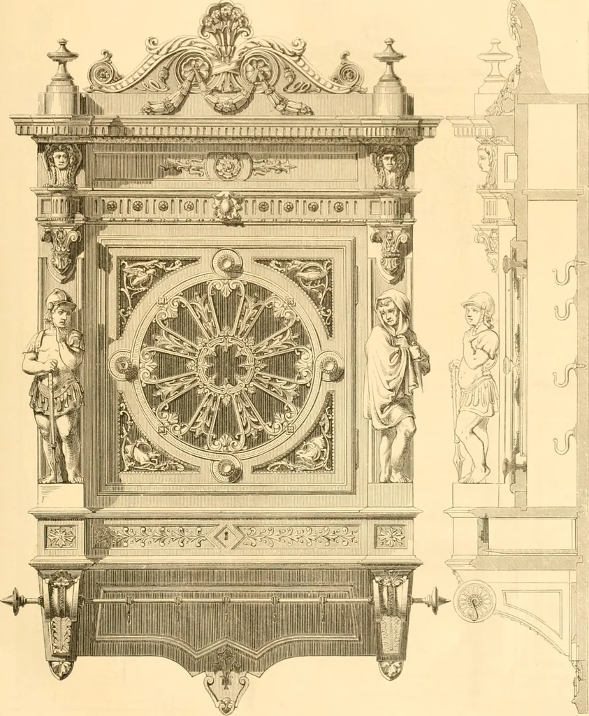 An illustration from The Cabinet maker's album;, 1871, leaf 210