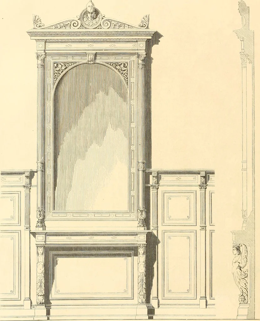 An illustration from The Cabinet maker's album;, 1871, leaf 211