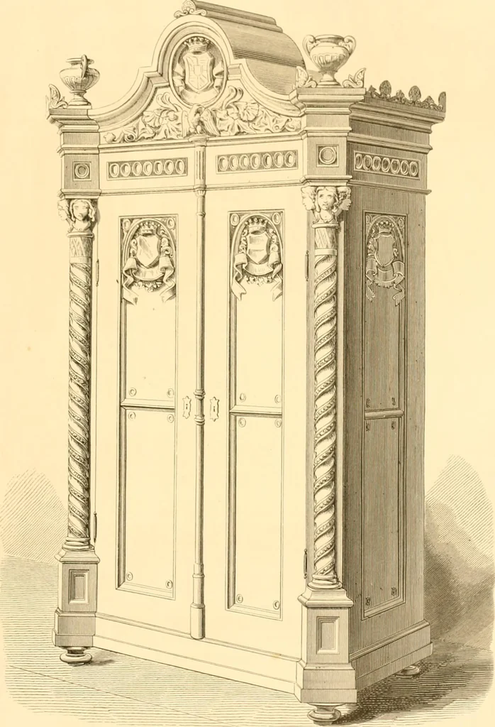 An illustration from The Cabinet maker's album;, 1871, leaf 214