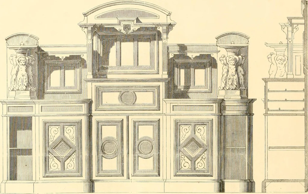 An illustration from The Cabinet maker's album;, 1871, leaf 215