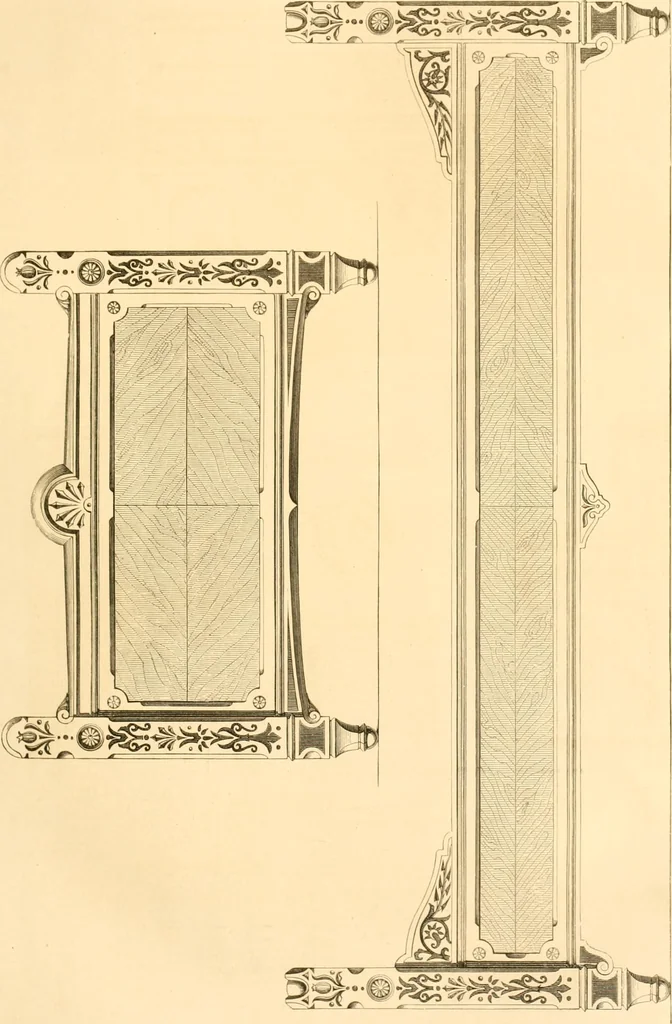 An illustration from The Cabinet maker's album;, 1871, leaf 24