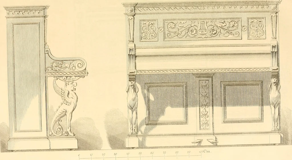 An illustration from The Cabinet maker's album;, 1871, leaf 25