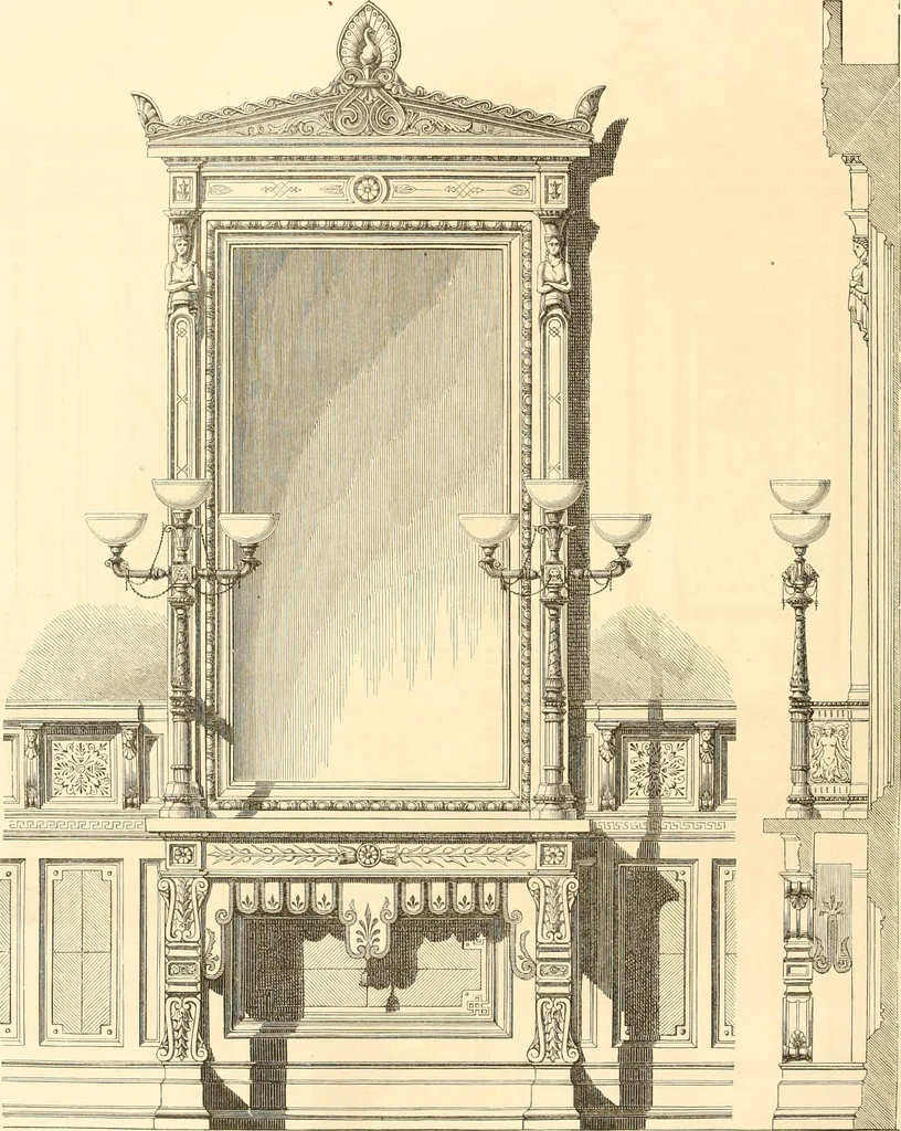 An illustration from The Cabinet maker's album;, 1871, leaf 41