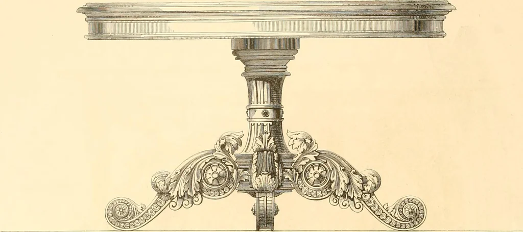 An illustration from The Cabinet maker's album;, 1871, leaf 47