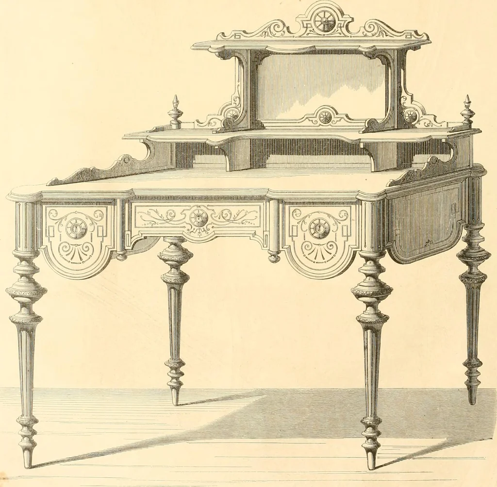 An illustration from The Cabinet maker's album;, 1871, leaf 47