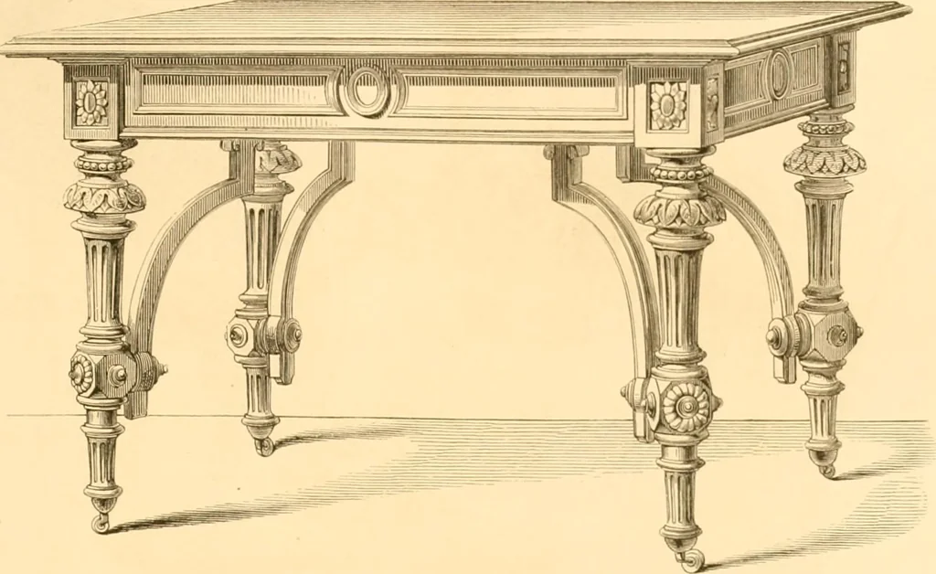 An illustration from The Cabinet maker's album;, 1871, leaf 48