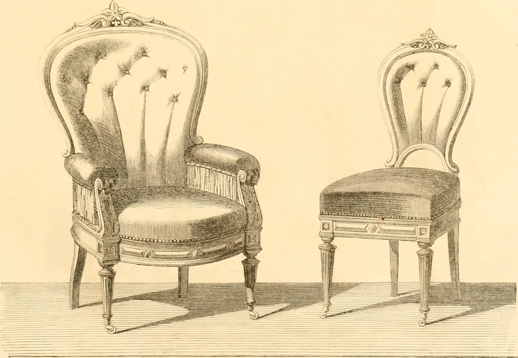 An illustration from The Cabinet maker's album;, 1871, leaf 50
