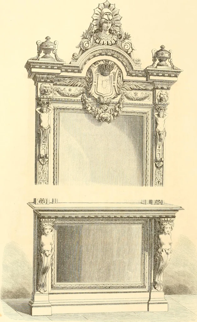 An illustration from The Cabinet maker's album;, 1871, leaf 53