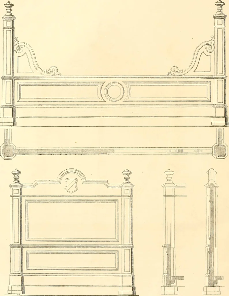An illustration from The Cabinet maker's album;, 1871, leaf 55
