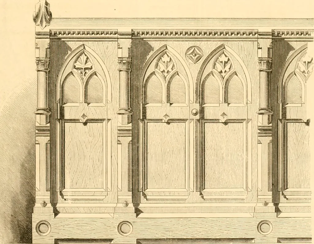 An illustration from The Cabinet maker's album;, 1871, leaf 58
