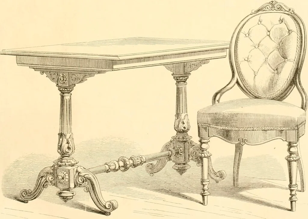 An illustration from The Cabinet maker's album;, 1871, leaf 66