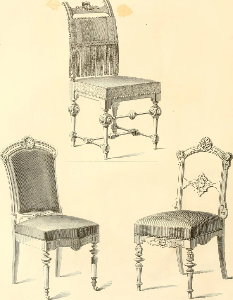 An illustration from The Cabinet maker's album;, 1871, leaf 67